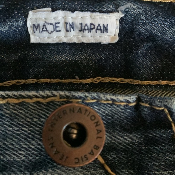 Todayful Japan Vintage Distressed Denim Light Wash Zip 5 Pocket - Picture 12 of 16